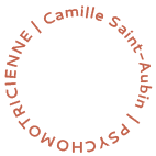 Camille Saint-Aubin Psychomotricienne texte rond