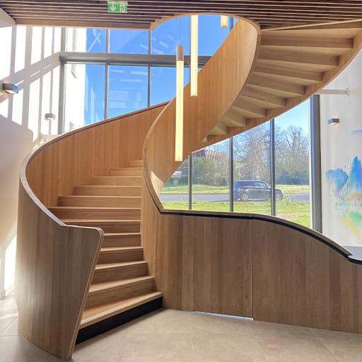 Escalier pôle de santé de l'Ossau
